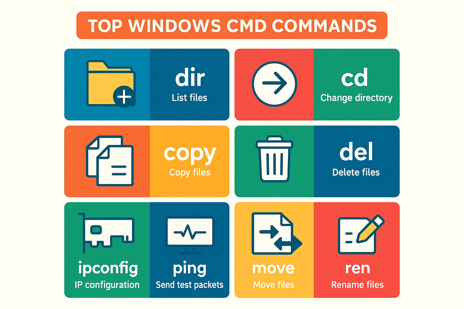 Windows CMD Commands