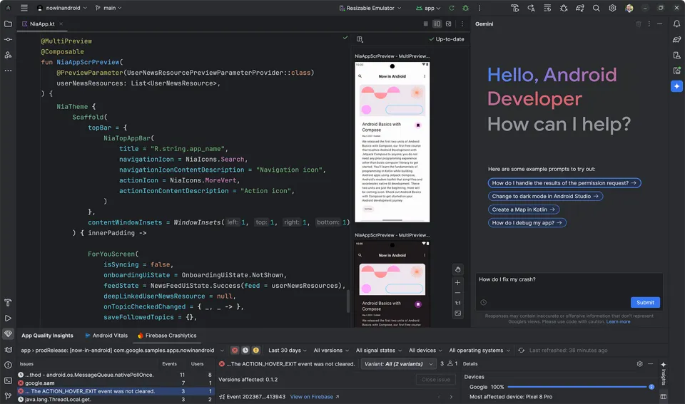 Android Studio tutorial