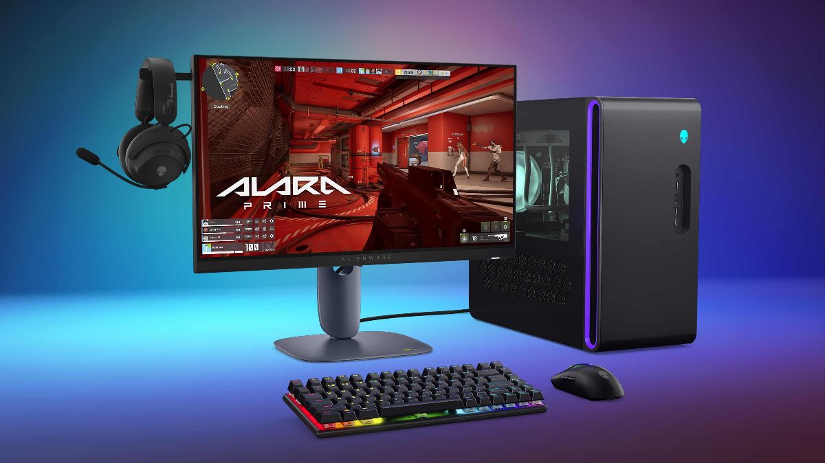 Alienware AW2525HM 320Hz Monitor on gaming desk