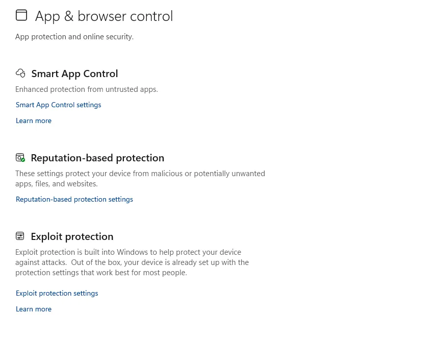 App & Browser Control