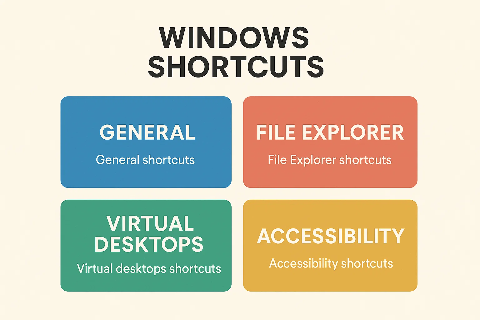 Windows Shortcuts Mastery
