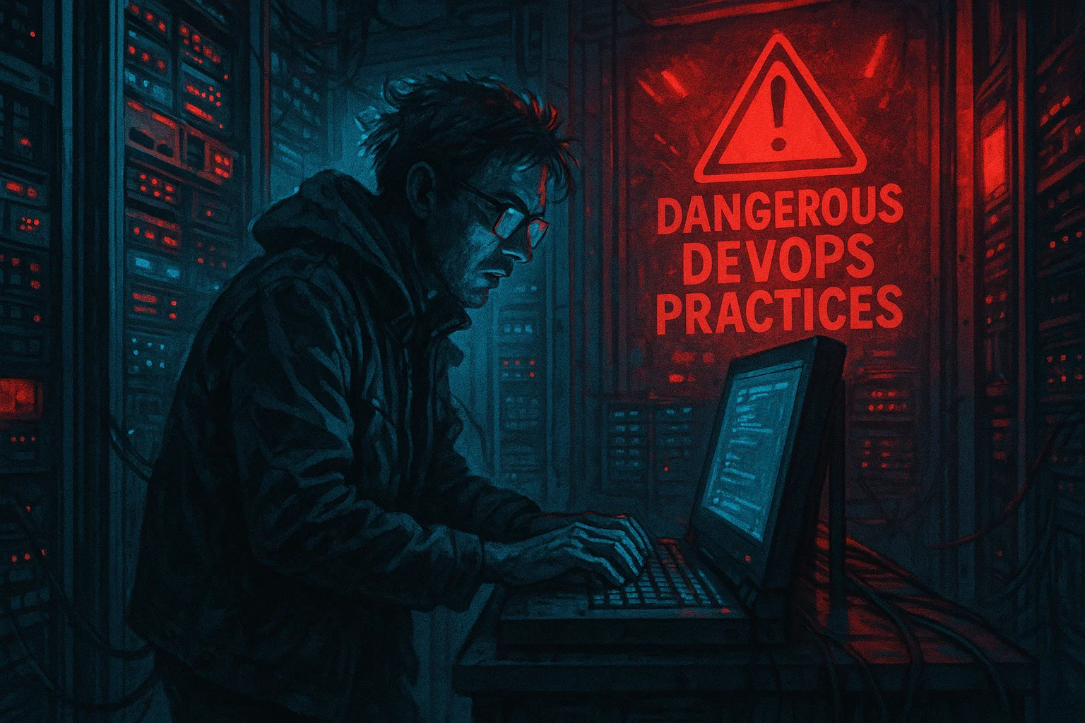 Dangerous DevOps Practices hot-swap diagram