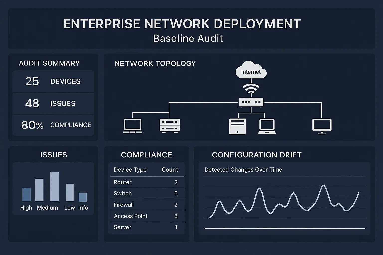 Enterprise Network Deployment baseline audit console