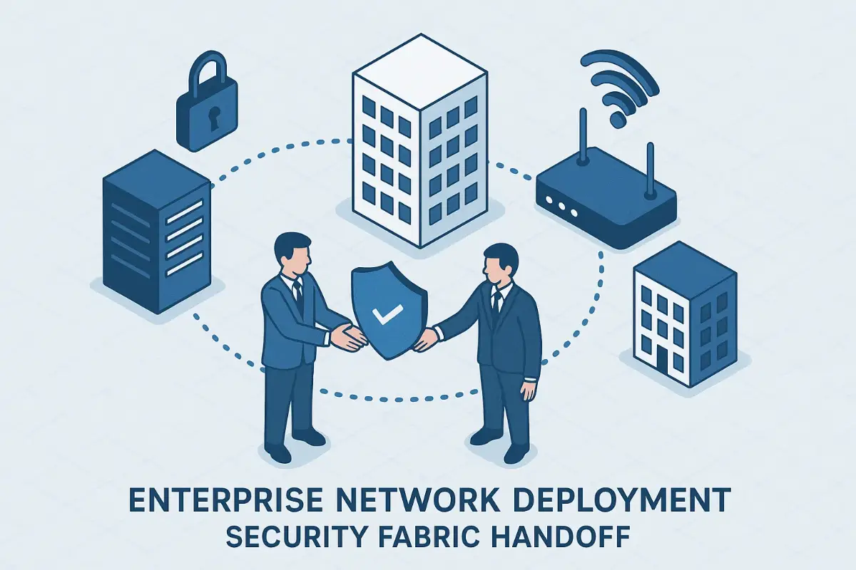 Enterprise Network Deployment zero-trust security operations center