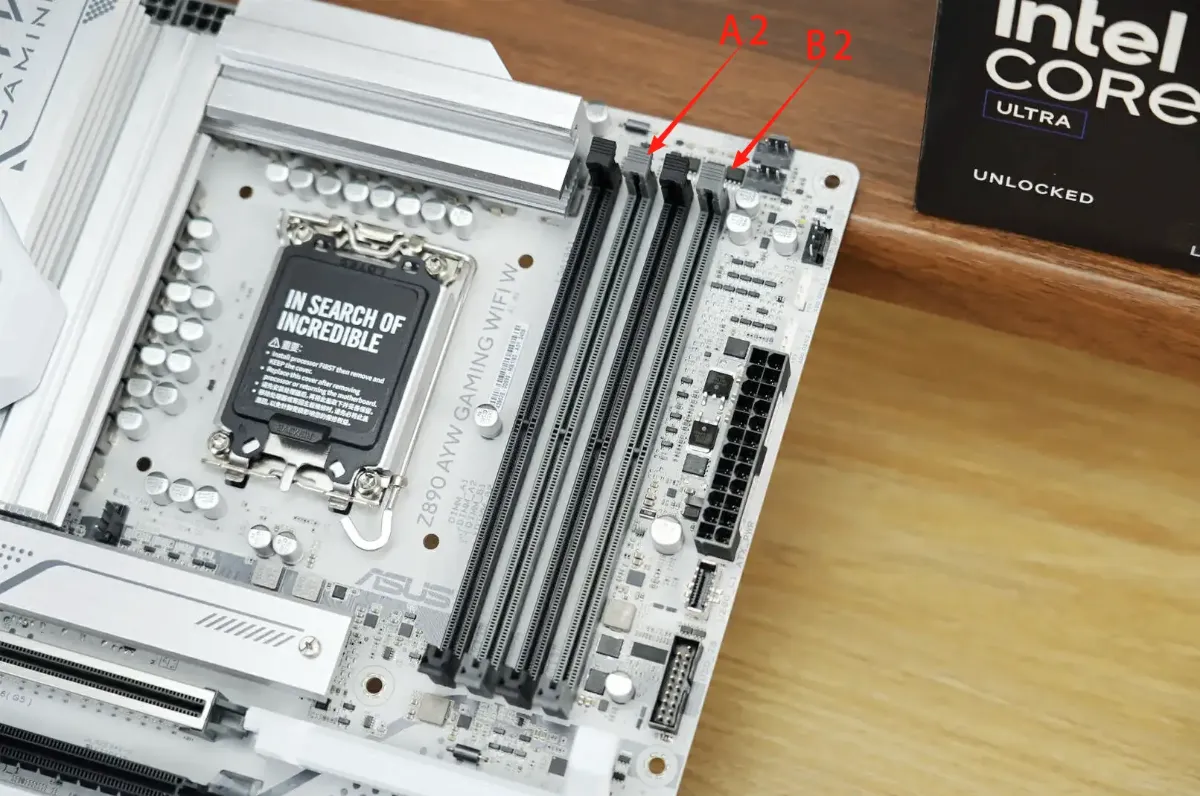 PC build checklist RAM slots
