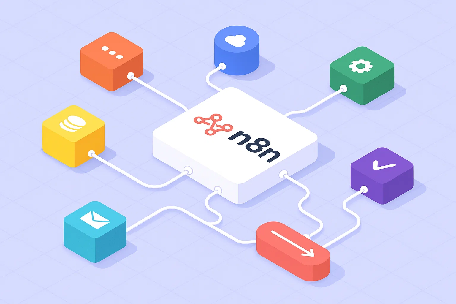 n8n workflow integration hero pipeline diagram