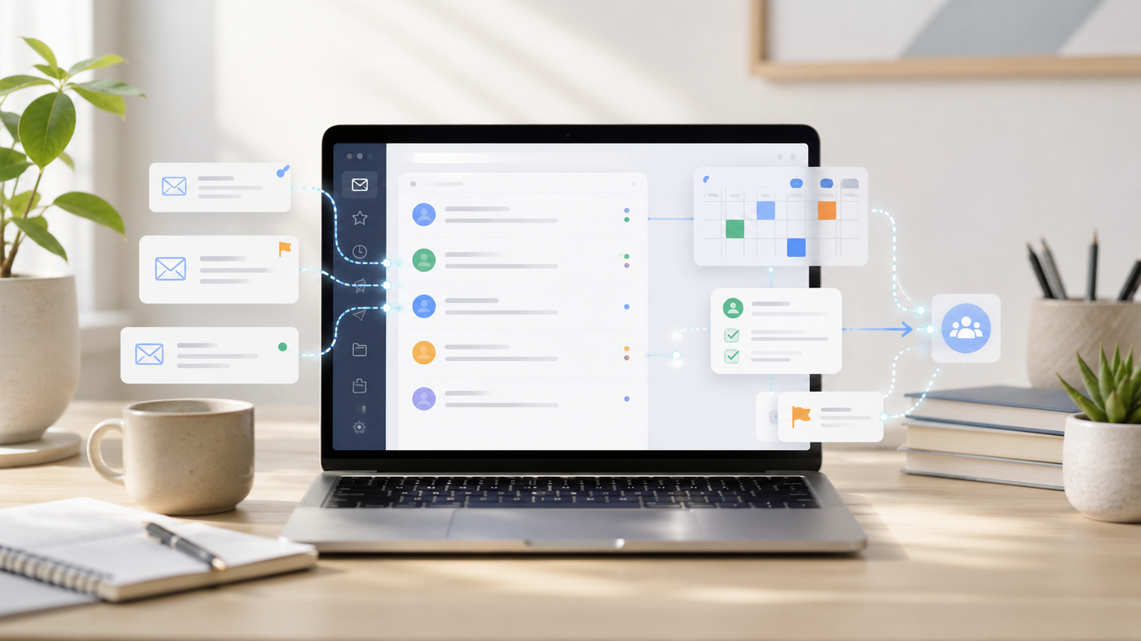 AI email assistant workflow for small-team inbox triage and follow-up management